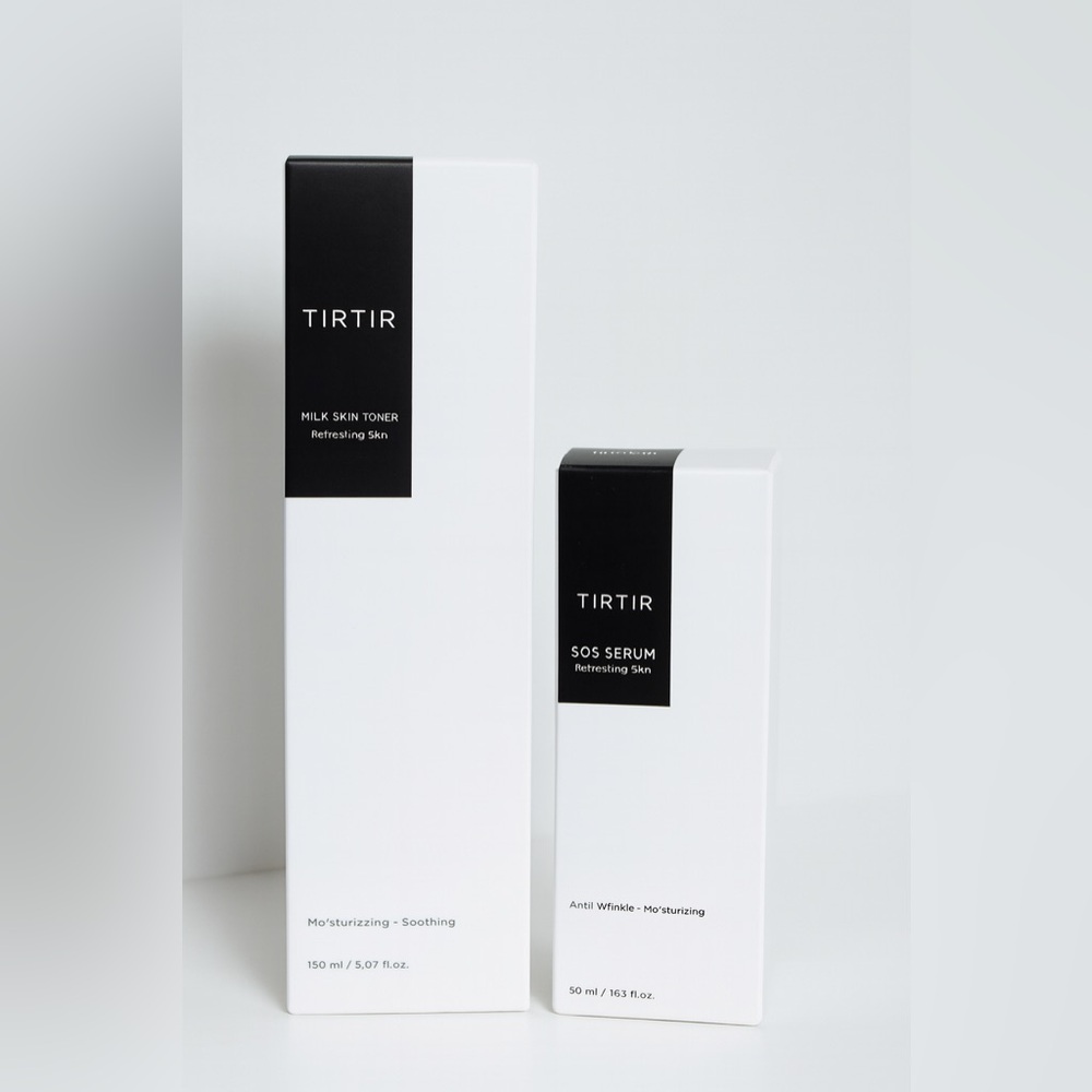 TIRTIR Milk Skin Toner & Serum Duo